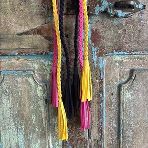 Braided Multicolor Women's Belt